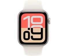 Apple Watch SE 3 GPS + Cellular 40mm Starlight Aluminium Case with Starlight Sport Band - S/M - MEP64ET/A