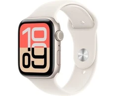 Apple Watch SE 3 GPS + Cellular 40mm Starlight Aluminium Case with Starlight Sport Band - S/M - MEP64ET/A