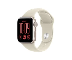Išmanusis laikrodis Apple Watch SE 3 GPS + Cellular 40mm Starlight Aliuminio Case with Sand Sport Band - S/M