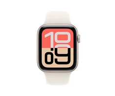 Apple Watch SE 3 GPS + Cellular 44mm Starlight Aluminium Case with Starlight Sport Band - M/L - MEPF4ET/A