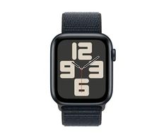 Išmanusis laikrodis Apple Watch SE GPS + Cellular, 44 mm, Vidurnakčio spalvos aliuminio korpusas su vidurnakčio spalvos sportiniu dirželiu