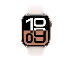 Išmanusis laikrodis Apple Watch Series 10 GPS + Cellular 46mm Rose Gold Aliuminio dėklas su šviesiai skaistalais sportine apyranke – S/M