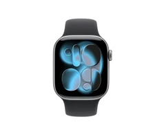 Apple Watch Series 11 GPS 42mm Space Grey Aluminium Case with Black Sport Band - M/L - MEQX4ET/A