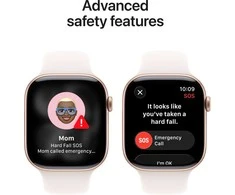 Apple Watch Series 11 GPS 42mm Rose Gold Aluminium Case with Light Blush Sport Band - M/L - MEU44ET/A