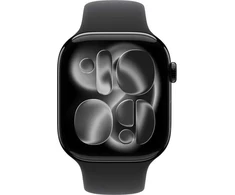 Apple Watch Series 11 GPS 46mm Jet Black Aluminium Case with Black Sport Band - M/L - MEUX4ET/A