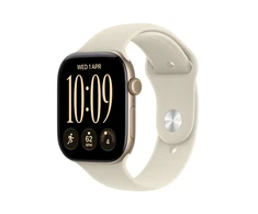 Išmanusis laikrodis Apple Watch Series 12 GPS 46mm Light Gold Aliuminio Case with Sand Sport Band - S/M
