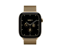 Išmanusis laikrodis Apple Watch Series 12 GPS + Cellular 42 mm „Radiant Gold“ titano korpusas su „Radiant Gold“ Milano kilpele - MJGL4ET/A