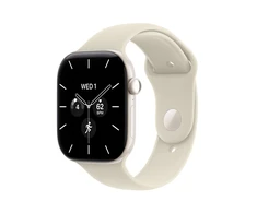 Išmanusis laikrodis Apple Watch Series 12 GPS + Cellular 42mm Pearl Baltas Ceramic Case with Sand Sport Band - S/M