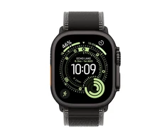 Apple Watch Ultra 3 GPS + Cellular 49mm Black Titanium Case with Black/Charcoal Trail Loop - S/M - MF1D4ET/A