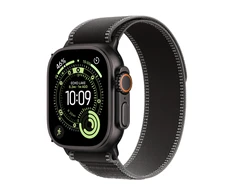 Apple Watch Ultra 3 GPS + Cellular 49mm Black Titanium Case with Black/Charcoal Trail Loop - S/M - MF1D4ET/A