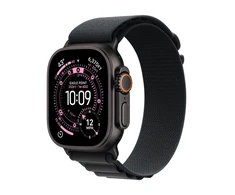 Apple Watch Ultra 3 GPS + Cellular 49mm Black Titanium Case with Black Alpine Loop - Large - MF0X4ET/A