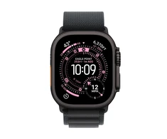 Apple Watch Ultra 3 GPS + Cellular 49mm Black Titanium Case with Black Alpine Loop - Large - MF0X4ET/A