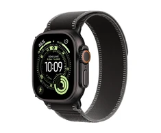 Apple Watch Ultra 3 GPS + Cellular 49mm Black Titanium Case with Black/Charcoal Trail Loop - M/L - MF1H4ET/A