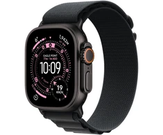 Apple Watch Ultra 3 GPS + Cellular 49mm Black Titanium Case with Black Alpine Loop - Medium - MF0V4ET/A