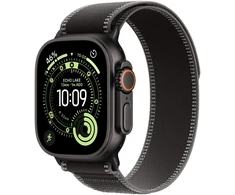 Apple Watch Ultra 3 GPS + Cellular 49mm Black Titanium Case with Black/Charcoal Trail Loop - M/L - MF1H4ET/A