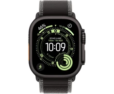 Apple Watch Ultra 3 GPS + Cellular 49mm Black Titanium Case with Black/Charcoal Trail Loop - M/L - MF1H4ET/A