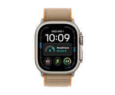 Apple Watch Ultra 4 GPS + Cellular 49mm Natural Titanium Case with Sand Trail Loop - M/L - MJAQ4ET/A