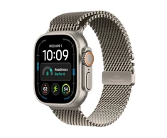 Išmanusis laikrodis Apple Watch Ultra 4 GPS + Cellular 49mm Natural Titanium Case with Natural Titanium Milanese Loop - M