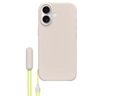 Apple „Beats iPhone 17“ dėklas su atlošu, „MagSafe“ ir kameros valdymu – kalkių akmens spalvos
