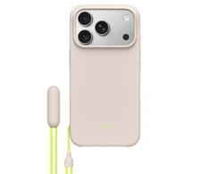Apple „Beats iPhone 17 Pro“ dėklas su atlošu, „MagSafe“ ir kameros valdymu – kalkakmenio spalvos
