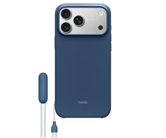 Apple „Beats iPhone 17 Pro Max“ dėklas su atlošu, „MagSafe“ ir kameros valdymu – mėlynos spalvos