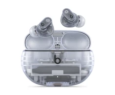 „Beats Studio Buds +“ – belaidės triukšmą slopinančios ausinės – skaidrios