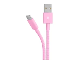 Beats USB-A to USB-C Woven Cable (1.5m) - Power Pink