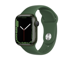 Išmanusis laikrodis Apple Watch Series 7 MKN03EL/A 41mm, Smart watches, GPS (satellite), Retina LTPO OLED, Jutiklinis ekranas, Heart rate monitorius, Atsparus vandeniui, Bluetooth, Wi-Fi, eSIM, Žalias, Žalias