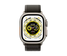 Apple Watch Ultra GPS + Cellular, 49mm Titanium Case with Black/Gray Trail Loop - M/L MQFX3UL/A