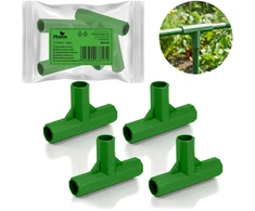 11 mm 3 polių jungtys pomidorų augalams Plonos PL-941 žalios 4 vnt.