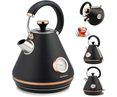 Berdsen Elektrinis virdulys su termometru 1,7L BD-701 juodas