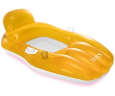 INTEX plaukimo čiužinys 163 x 104 cm oranžinis