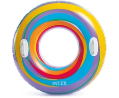 Intex violetinis dryžuotas plaukimo ratas, 91 cm