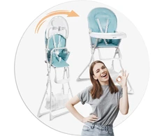 Ricokids FANDO vaikiška kėdutė su stalu, mėlyna + nemokamas krepšelis
