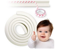 Ricokids 798700 Apsauginė putplasčio juosta, balta, 2 m