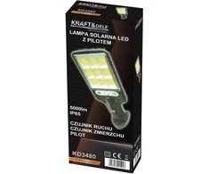 Kraftdele LED saulės lempa su pultu KD3480