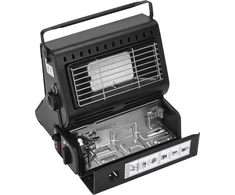 Kraftdele Turistinė viryklė 2 in 1 – viryklė / šildytuvas KD11743