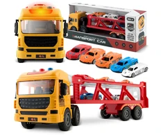 Edukacinis žaislinis sunkvežimis + 5 automobiliai RK-760 Ricokids
