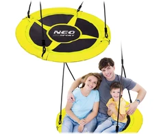 Neo-Sport Intex Swingo XXL geltonos „Crown Nest“ sūpynės 95 cm