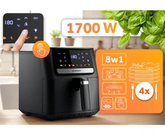 Belaidė juoda gruzdintuvė Berdsen BD-662 Air Fryer
