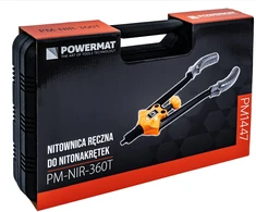 Powermat Rankinė kniedžių veržlių kniedyklė 360 mm / M3-M12 PM-NIR-360T