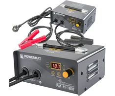 Powermat Inverterinis akumuliatoriaus įkroviklis su paleidimo funkcija 180A 12/24 V įkroviklis 30A PM-PI-180T