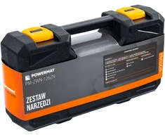 Powermat įrankių rinkinys WKRĘTAKI MŁOTEK KOMBINERKI + AKCESORIA 126el. (WALIZKA) PM-ZW-126ZN