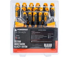 Powermat Atsuktuvų rinkinys 44 vnt. (stovas) PM-ZW-44ZN