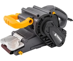 Powermat Juostinis šlifuoklis, 2000W, 230V, kintamas greitis, su dulkių maišeliu, medienai, metalui ir plastikui, nešiojamas ir stacionarus naudojimas