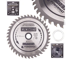 Powermat Diskinis pjūklas medienai 185x20 40 dantų TDD-185x20x40Z
