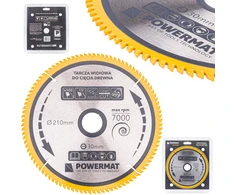 Powermat Diskinis pjūklas medienai 210x30 100z TDD-210x30x100Z