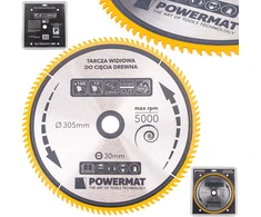 Powermat Deimantinė diskinė plytelė medienai 305x30 100z TDD-305x30x100Z