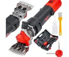 Red Technic Avies kirpimo mašinėlė, gyvūnų kirpimo mašinėlė, 600W galia, 78mm ašmenys, profesionali avies kirpimo mašinėlė