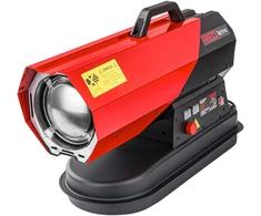 Red Technic Alyvos šildytuvas, 30 kW, pramoniniam ir žemės ūkio naudojimui, dyzelinas ir lengvasis šildymo mazutas, didelio našumo patalpų šildytuvas, nešiojamas statybinis šildytuvas